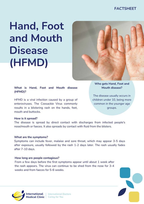 Hand, Foot and Mouth Disease (HFMD) IMC Medical Clinic
